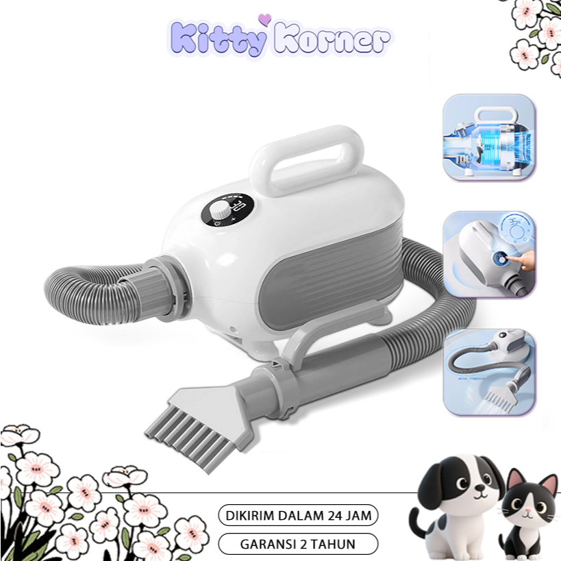 Pet Blower Pet Dryer Kucing Blower Anjing Kucing Blower Pengering Rambut Hewan Peliharaan Pengering