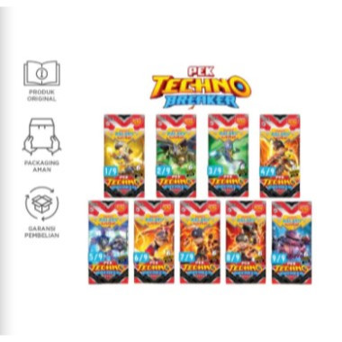 r352- Gramedia Monsta Galaxy Card - Pek Techno Breaker (Boboiboy)