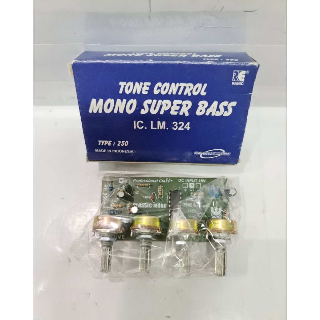 RANIC KIT TONE CONTROL MONO IC LM 324 TYPE(250)