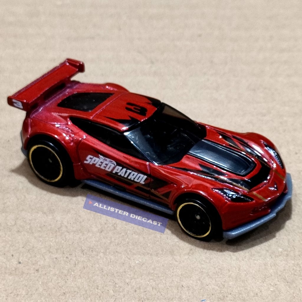 LOOSE MYSTERY PACK Hot Wheels Corvette C7R Merah Hotwheels Corvette C7R Red HW Hot Wheels Corvette C