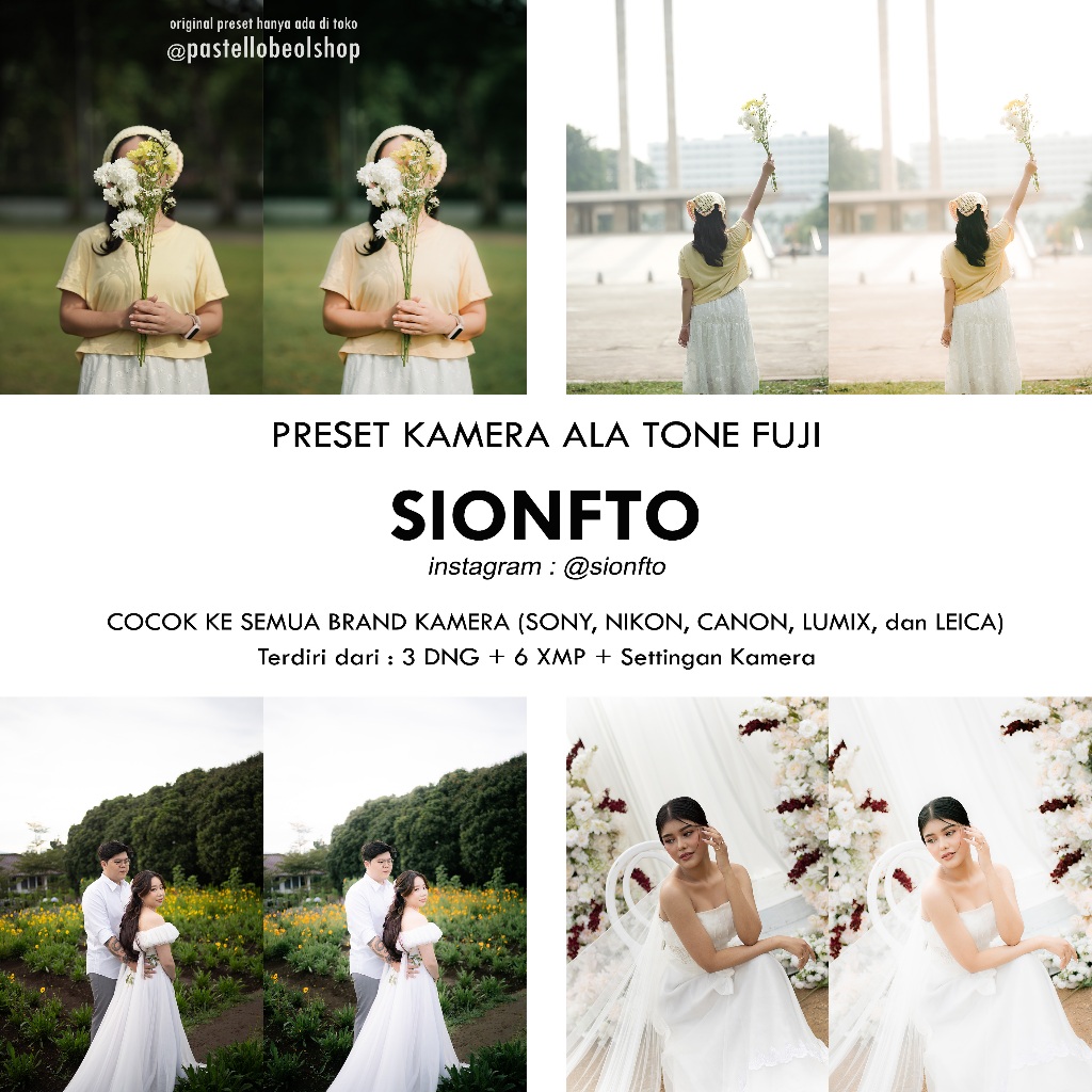 PRESET SION FOTO / SIONFTO ORIGINAL TONE KAMERA FUJI BEST SELLER