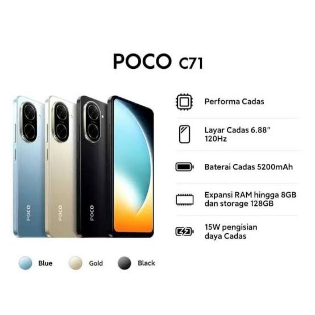 Xiaomi Poco C71 ram 4/128GB