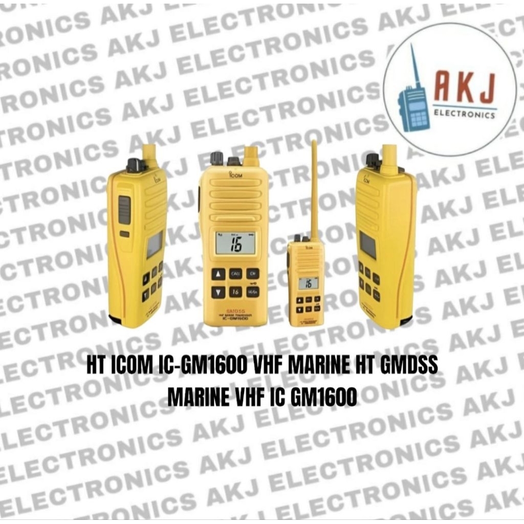 HT ICOM icom IC-GM1600E VHF Marine Transceiver Survival Craft 2 Way Radio Ht GMDSS Icom