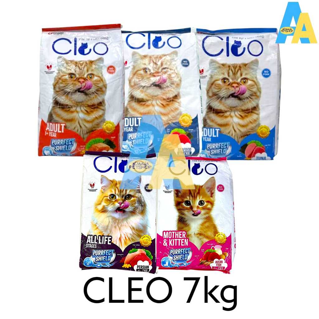 Makanan kucing CLEO 7Kg / CLEO Cat Food 7 KG / Makanan Kucing Kering Cleo 7kg