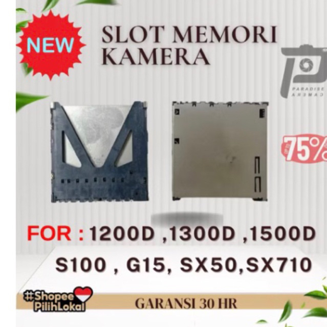 Slot memori kamera 1200D , 1300D dan 1500D New bergaransi