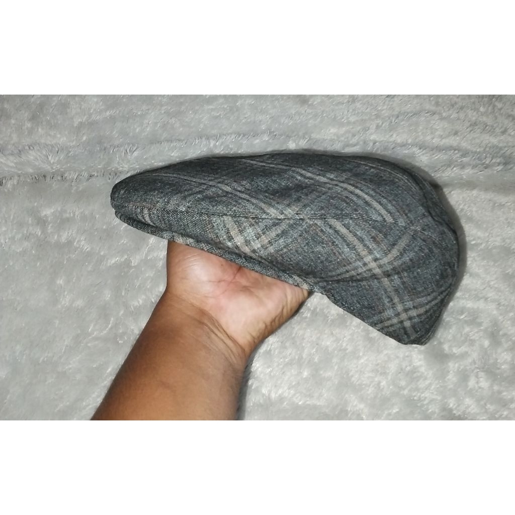 Topi Flatcap PIERRE BALMAIN Paris Size 58cm Second