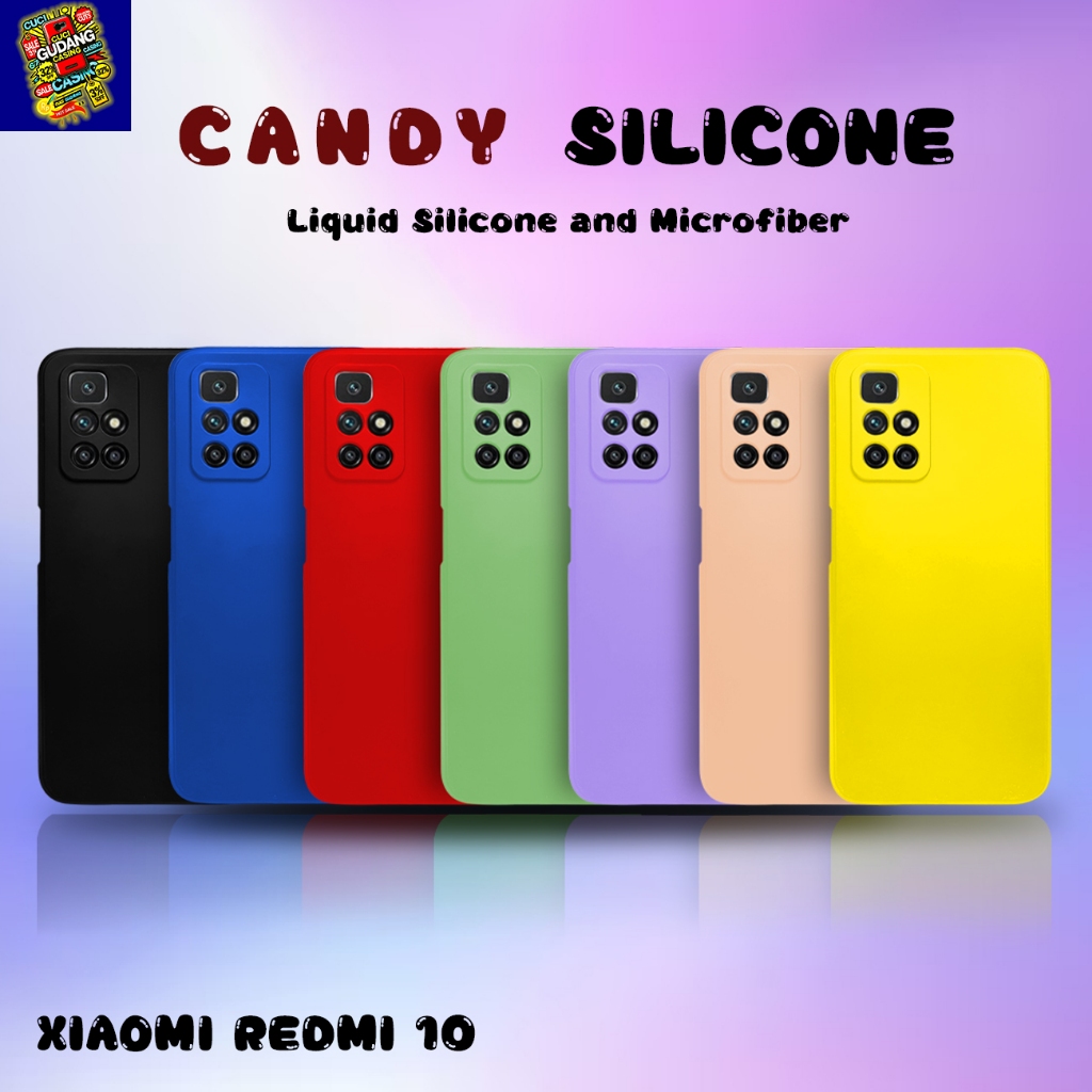 [ CUCI GUDANG ] Case Hp Xiaomi Redmi 10 Candy Case Softcase MICROFIBER Casing