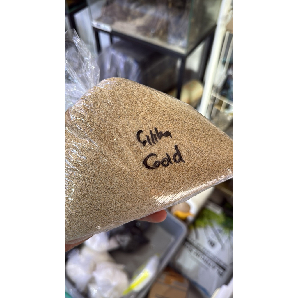 silika gold / silika coklat