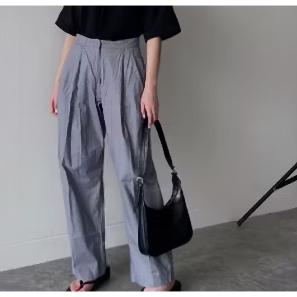 [PRELOVED] ECINOS AQUA Wide Pants - Bluish Grey