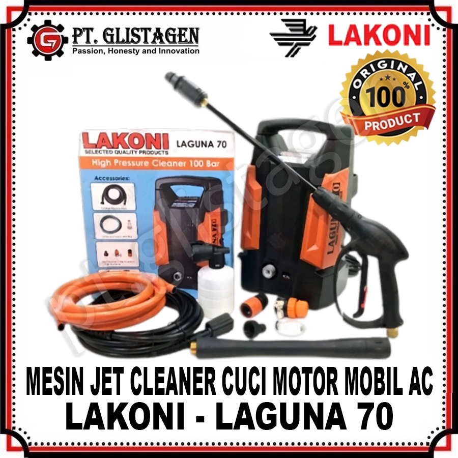 LAKONI Laguna 70 Mesin Jet Cleaner Mesin Cuci Steam Cuci Mobil Motor AC Jet Cleaner High Pressure La