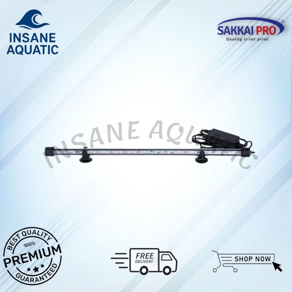 lampu LED SAKKAI PRO T4 SR 15000 lampu celup aquarium aquascape