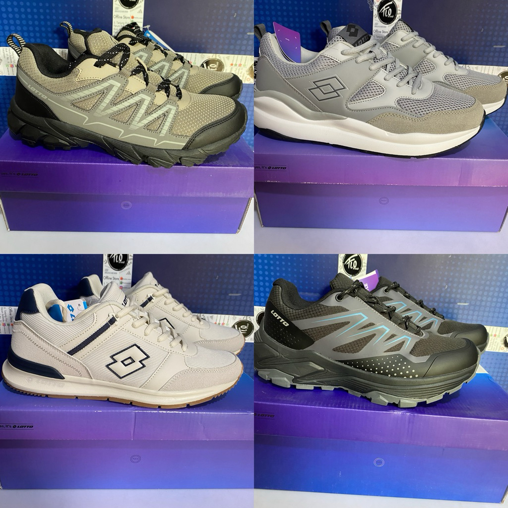 Sepatu Lotto Original Running Pria Men