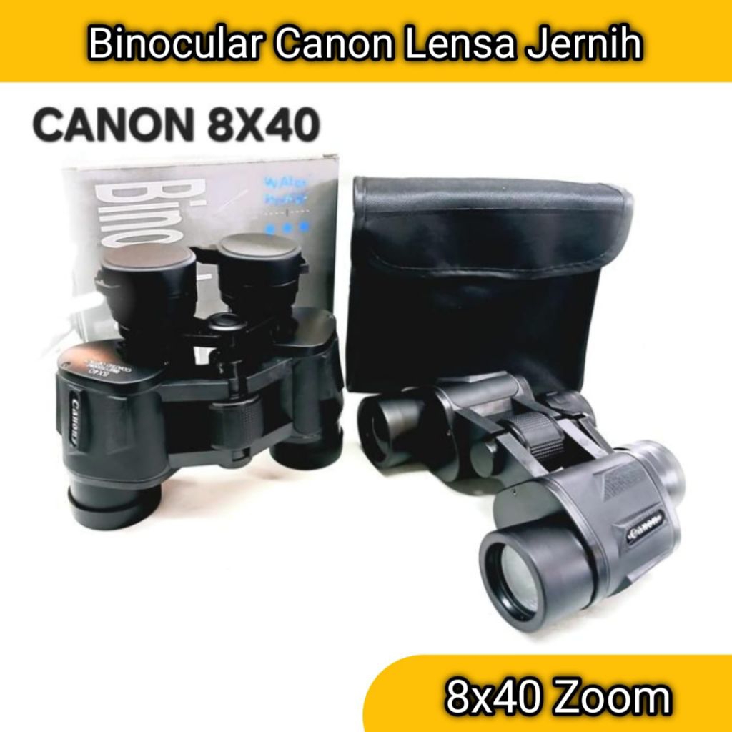 Teropong Canon 8x40 Binocular 8x40 Canon Lensa Jernih Teropong Berburu Hunting Camping Marine dll