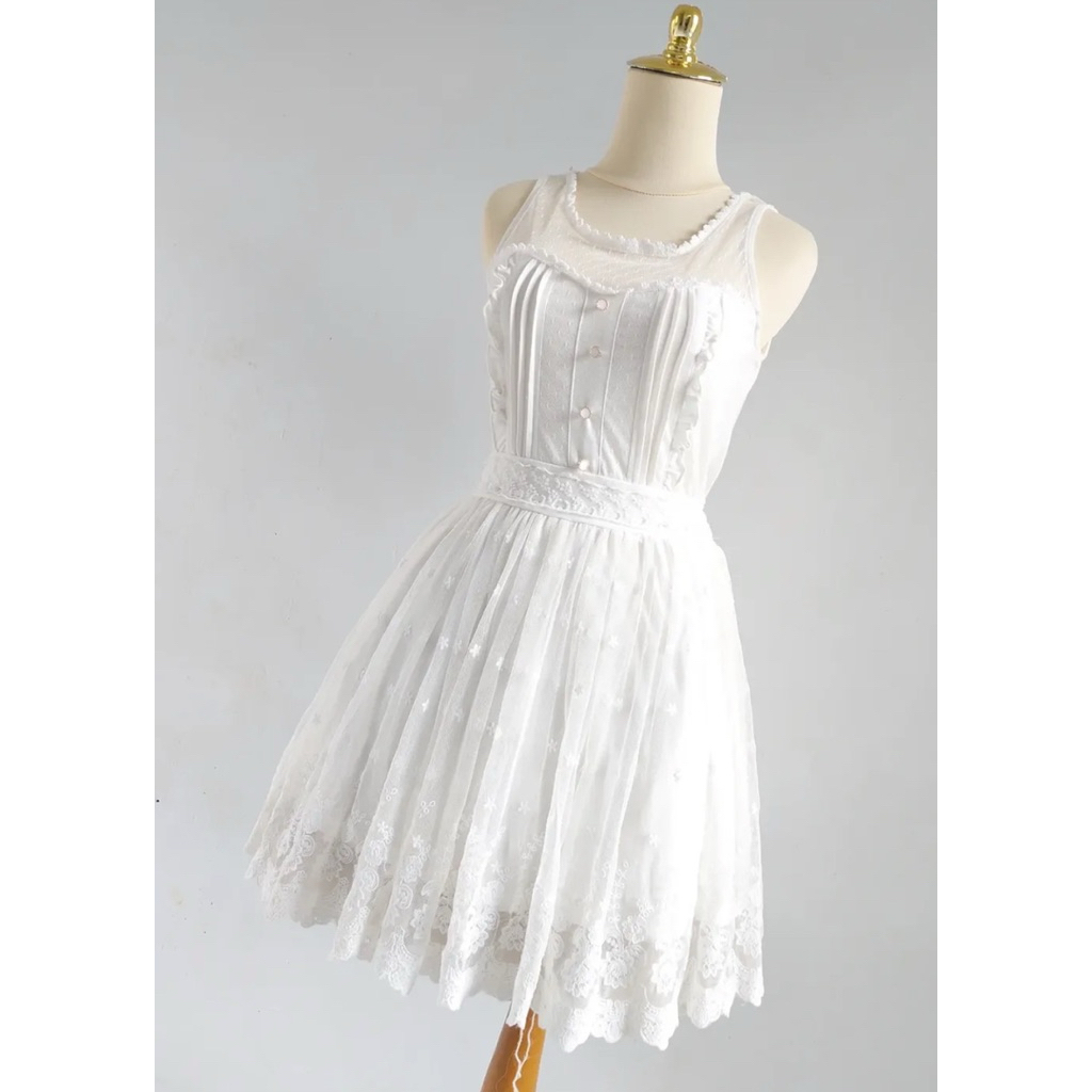 White Angelic Liz Lisa Dress Himekaji Kawaii