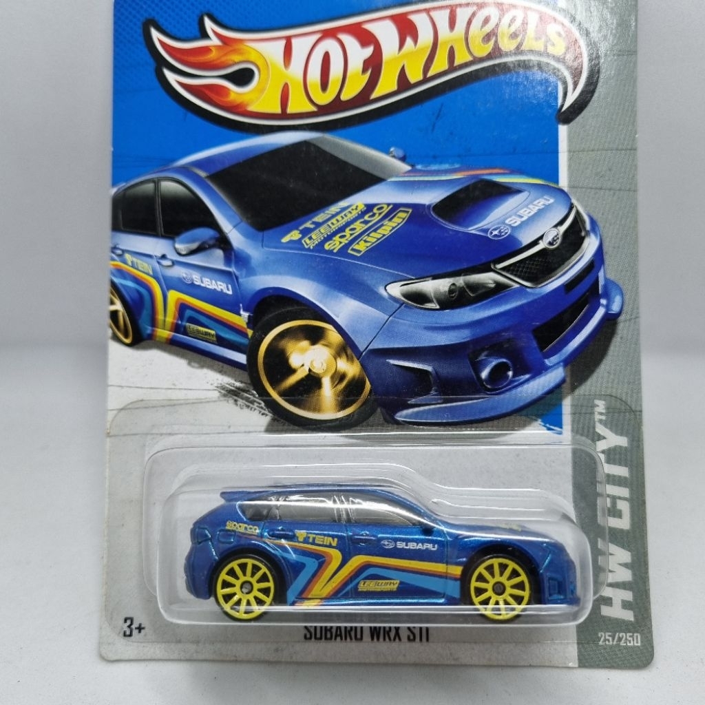 Diecast Mobil Hotwheels 1:64 SUBARU WRX STI