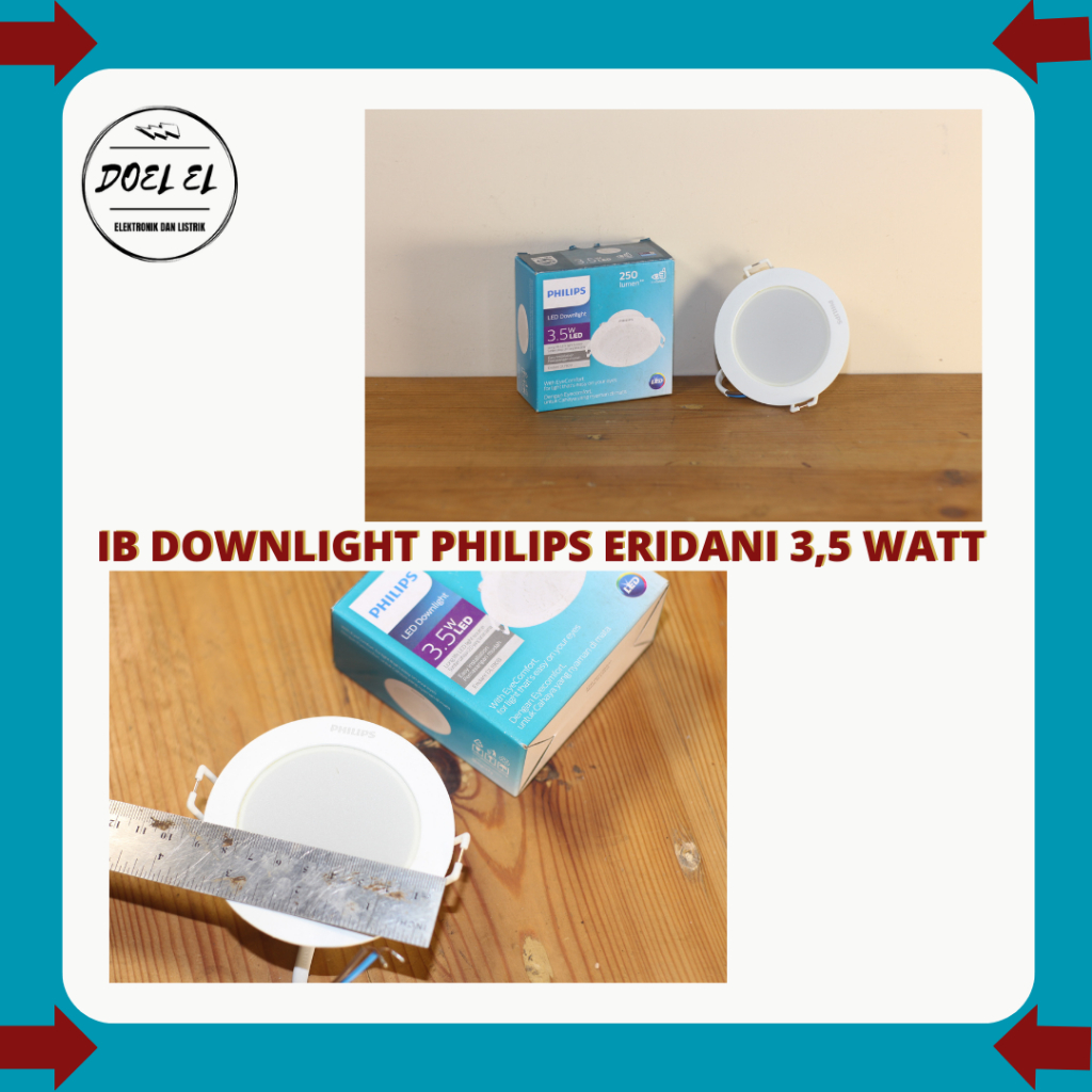 PHILIPS LED DOWNLIGHT ERIDANI 3.5 WATT IB