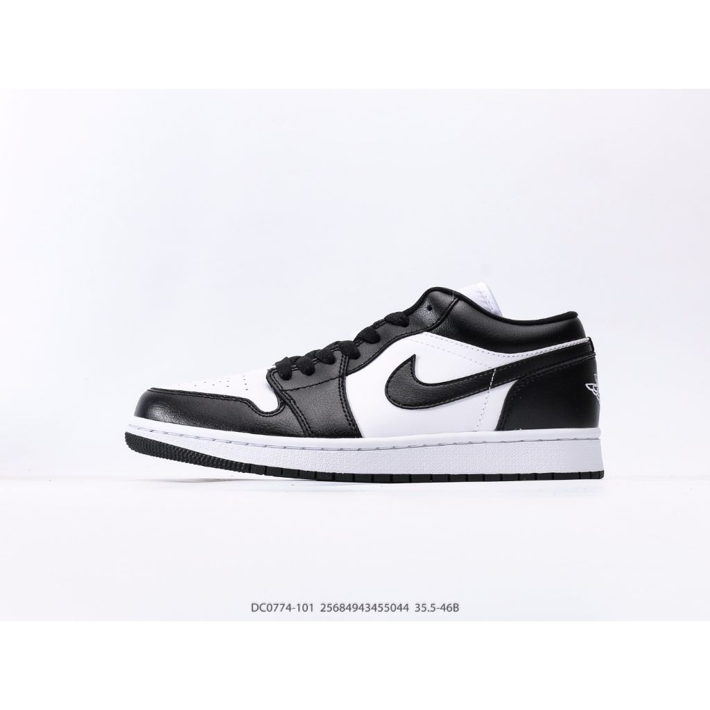 SOLE - Aj1 Low Homage Black white