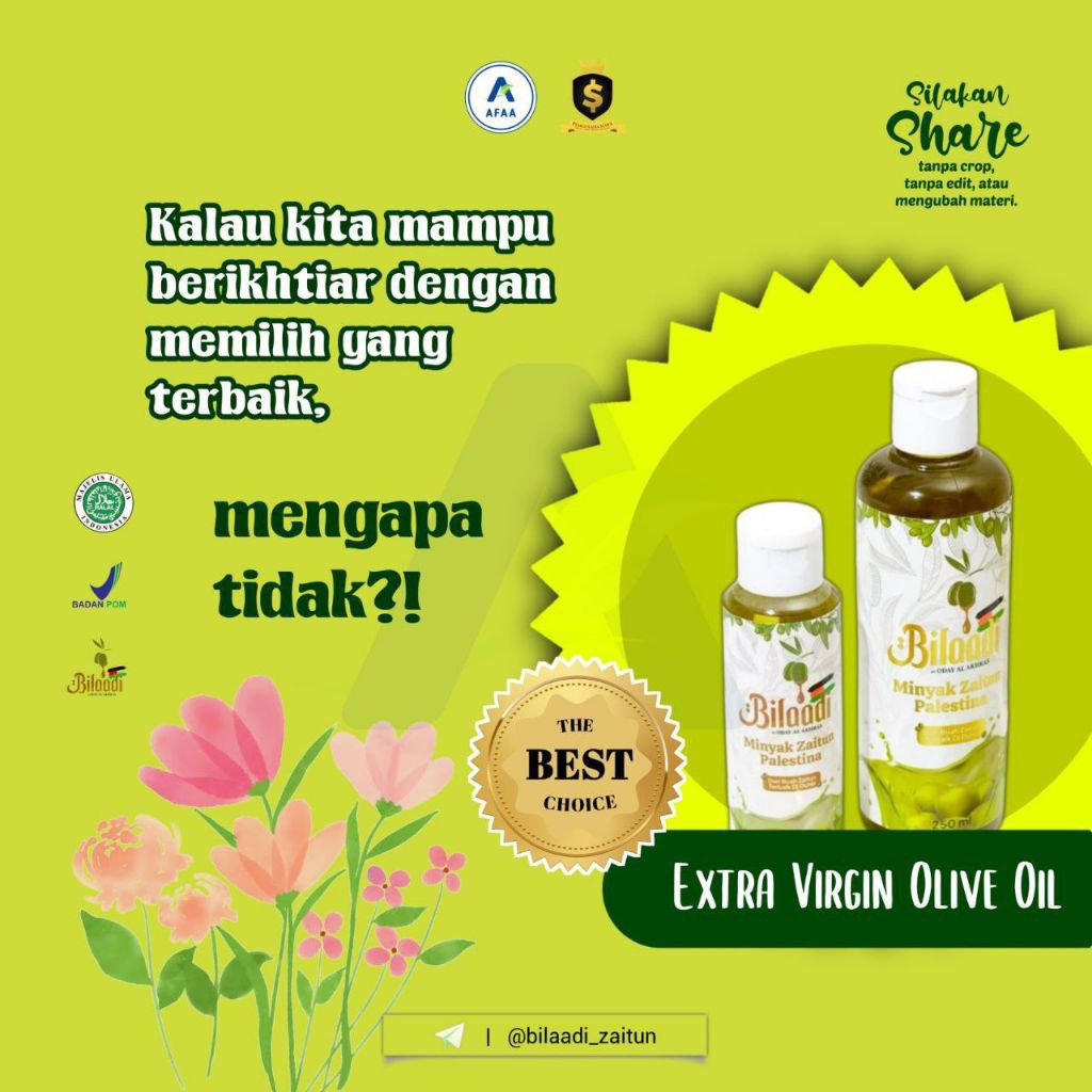 Minyak Zaitun Bilaadi Palestina