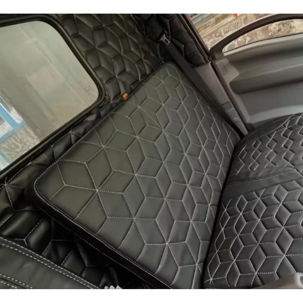 kasur matras mobil truck pickup pengganti sandaran kiri motif bintang variasi