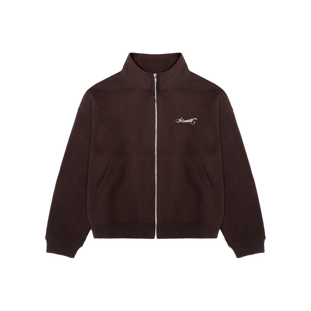 GrowthCasual - Boxy-Fit Tracksuit Signature Jacket
