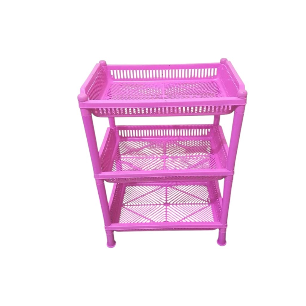 Rak Bumbu Rak Bawang Rak Dapur Rak Serbaguna Susun 3 Rak Mini Segi Empat