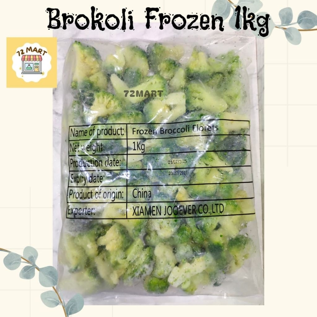 Brokoli Frozen1kg | Sayur Brokoli Beku