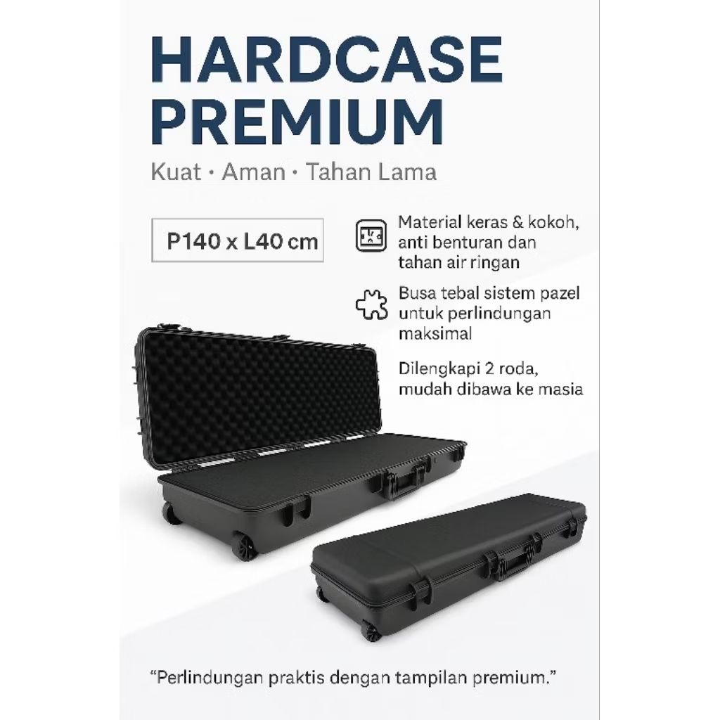Tas PCP / Hardcase PCP / Koper PCP – Tempat Alat Tekanan Udara – Pelindung  PCP – Bahan Kuat Premium