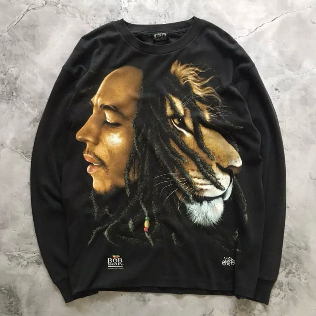 Vintage Bob Marley Long Sleeve by Michael ©️1997 | Kaos Lengan Panjang Bob Marley Vintage
