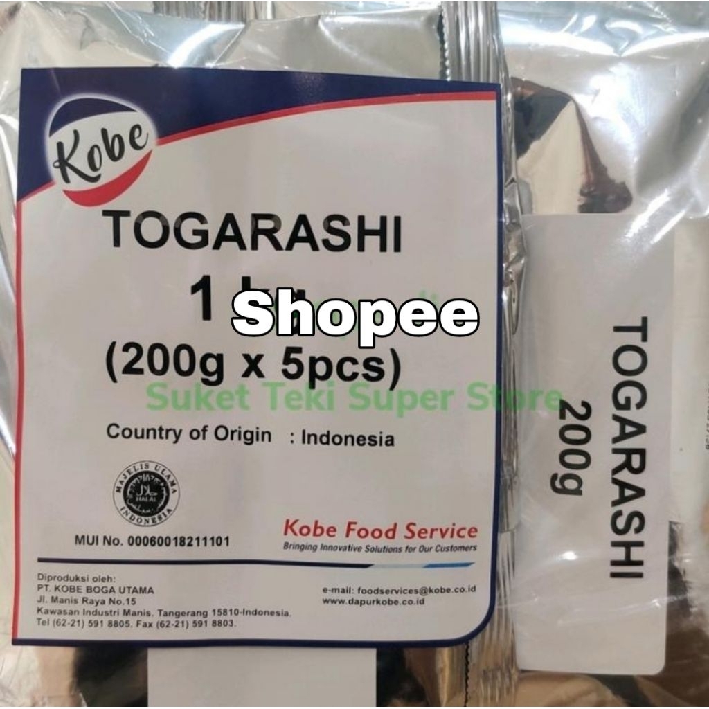Bubuk Cabe Jepang Sushi Kobe Togarashi 200gr