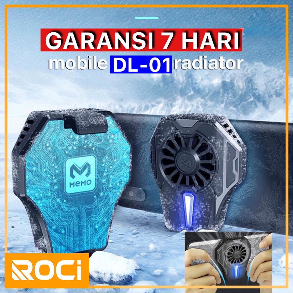 Fan Cooler Radiator DL01 - Pendingin Hp Gaming - Coolingfan gaming - fan cooling radiator - Memo
