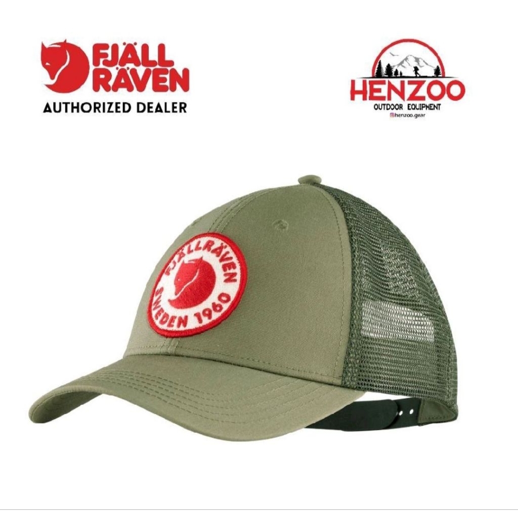 FJALLRAVEN 1960 LOGO LANGTRADARKEPS Fjallraven Langtradarkeps Topi Gunung