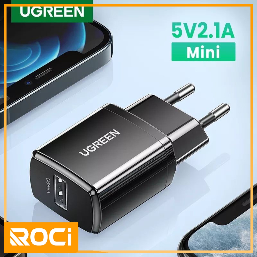 Adaptor Ugreen 5V 2.1A Fast Charging- Adapter  ugreen - casan ugreen - kepala ugreen - kepala casan 