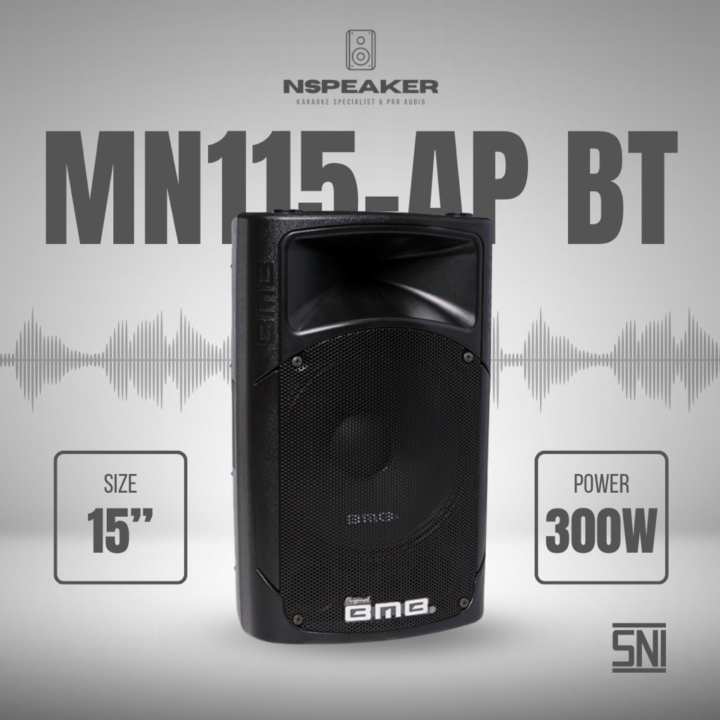 BMB MN 115 AP BT - Active Bluetooth Speaker 15 inch (Single)
