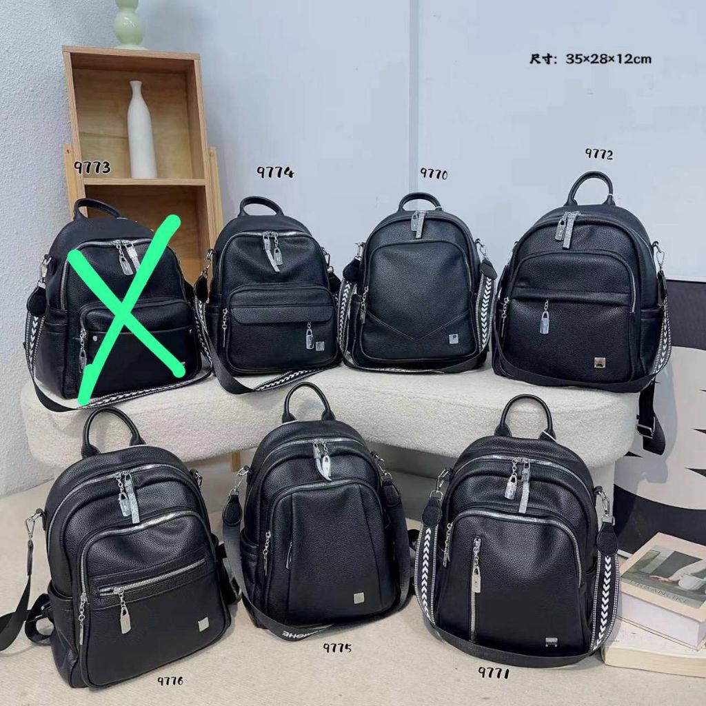 Tas Ransel Kulit Premium Khusus Hitam