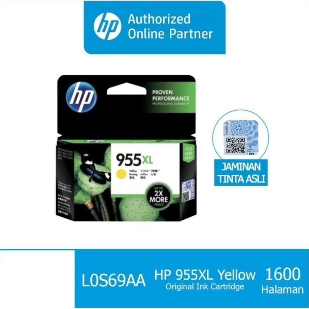 TINTA HP 955XL | 955XL YELLOW ORIGINAL