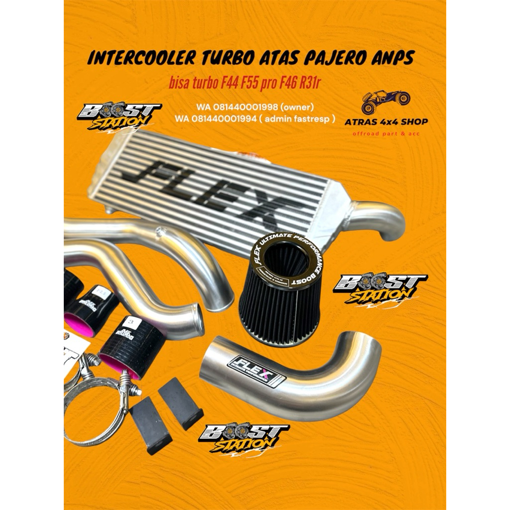 intercooler turbo atas pajero all new sport R31 F44 F55 pro46 flex intercooller 4n15 bending plus op