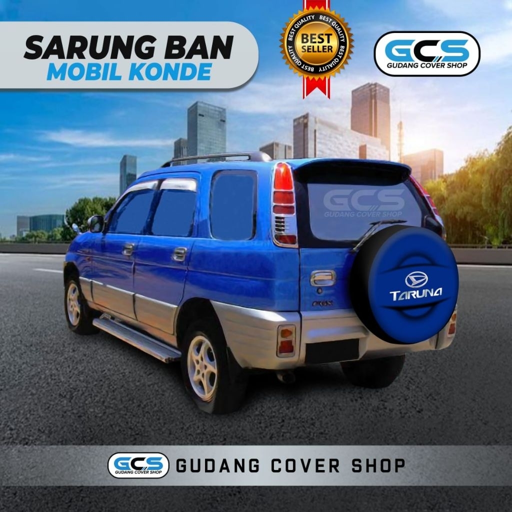 contoh ver ban mobil TARUNA termurah anti luntur bahan tebal variasi konde ban taruna