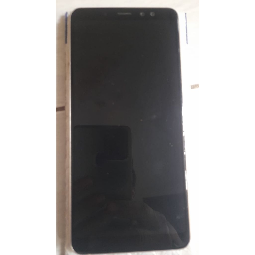 Lcd touchscreen Samsung A8 plus original copotan