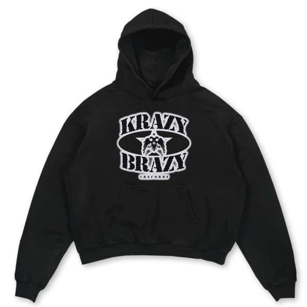 Hoddie Boxy Krazy Brazy Record Terbaru