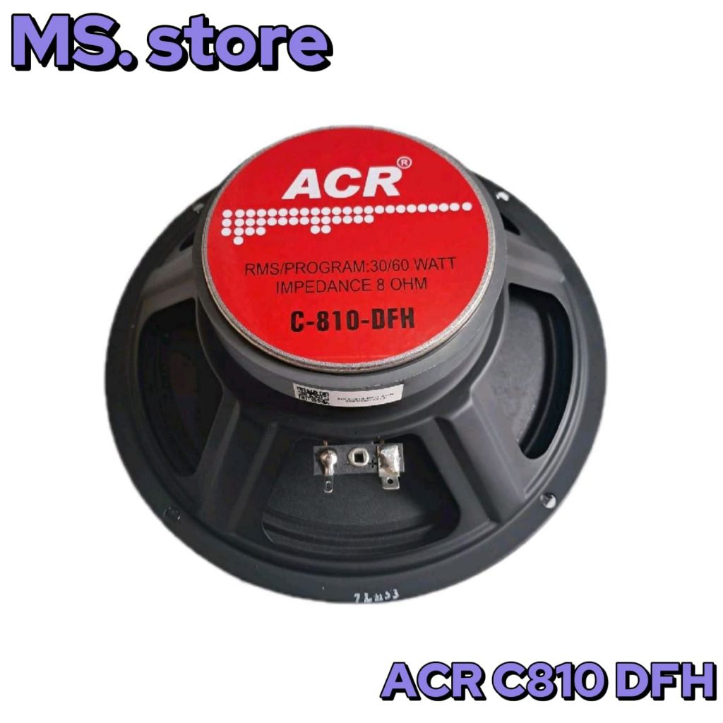 Speaker Acr Full Range 8 Inch Acr C810 Dfh