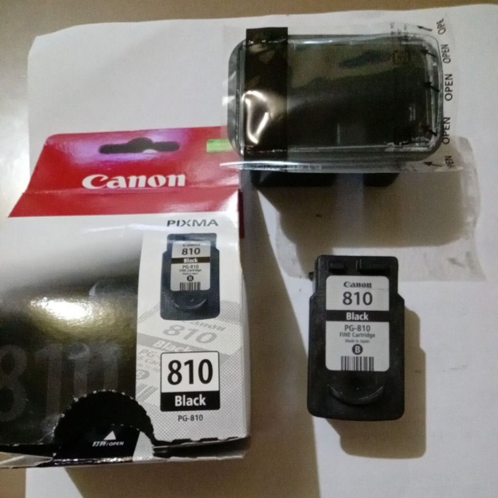 catridge Canon 810 kosongan. bekas.