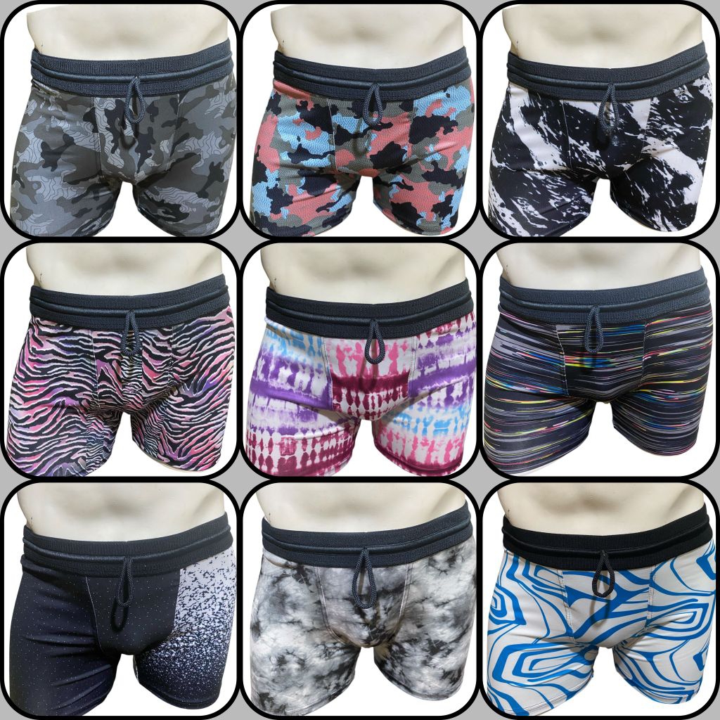 (Pkt isi 1lusin)CD BOXER CELANA DALAM BOXER PRIA