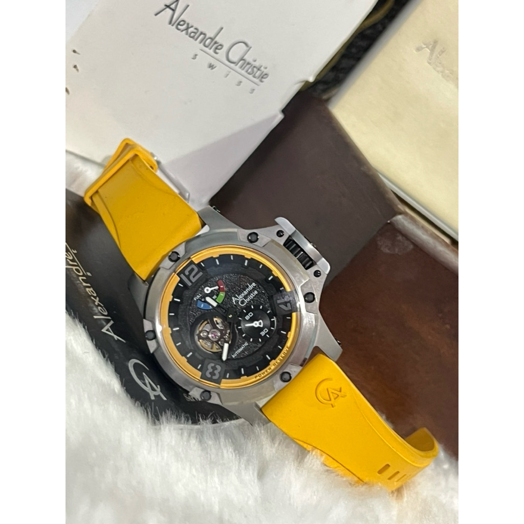 Dijual Jam Mewah dan Sporty Alexandre Christie, AC 6295 MA Rubber Limited Edition