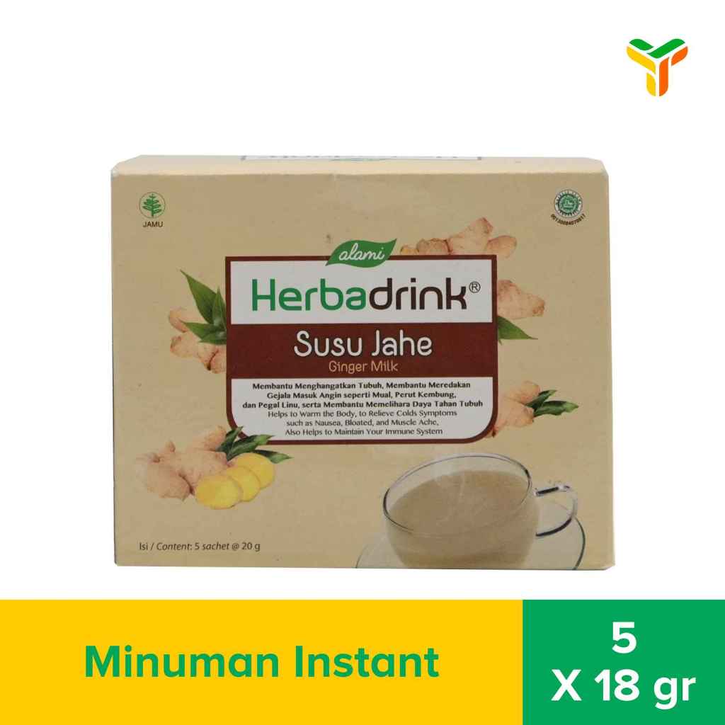 Herbadrink Susu Jahe 5X18 Gram