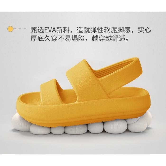 Sandal Gunung Wanita Lalisa TEBAL Limitless Sandal Wanita Tali Belakang Wedges Korean Style