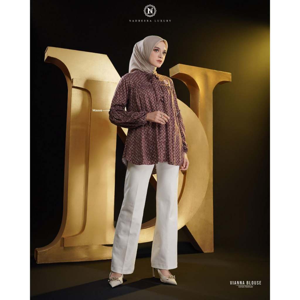Vianna Blouse Nadheera Luxury Blouse Rayon Premium Mewah
