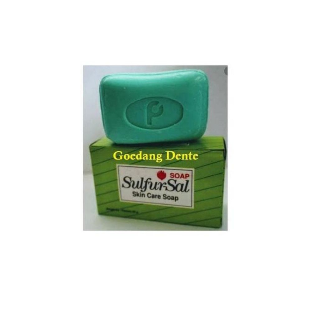 Sabun Batang Sulfur Sal Soap Sabun Skin Care 85 Gr Green Hijau