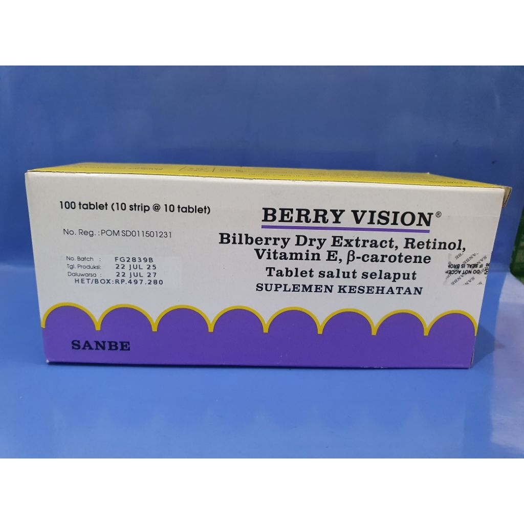 Berry Vision / Suplemen memelihara kesehatan mata