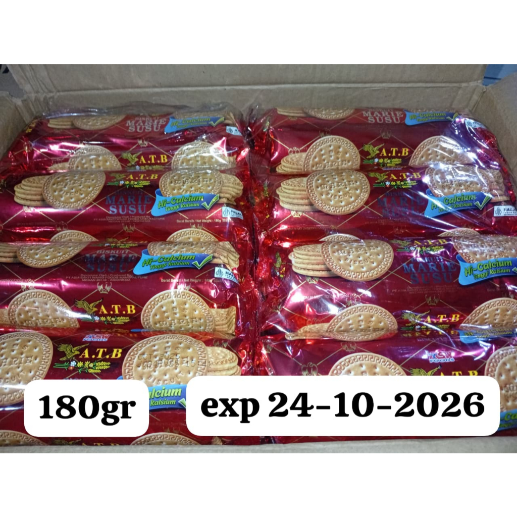 ATB Biskuit / Biskuit Marie Susu / Biskuit Rasa Susu Tinggi Kalsium