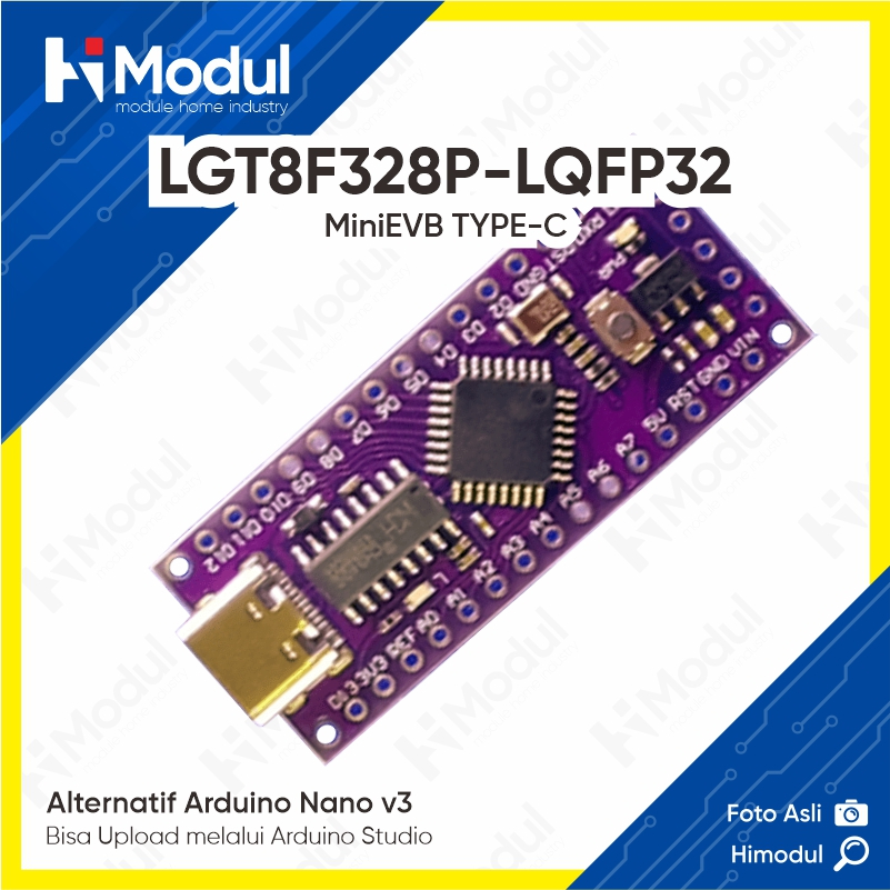 LGT8F328P-LQFP32 MiniEVB TYPE-C